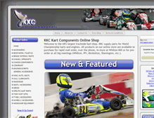Tablet Screenshot of kkckartshop.co.uk